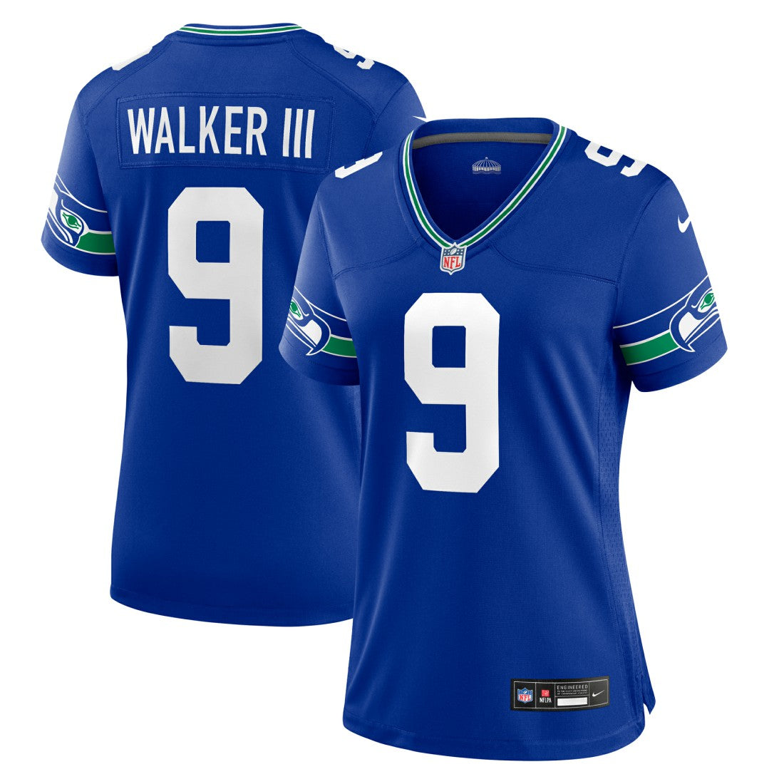Kenneth Walker III Seattle Seahawks Women's Player Jersey Royal