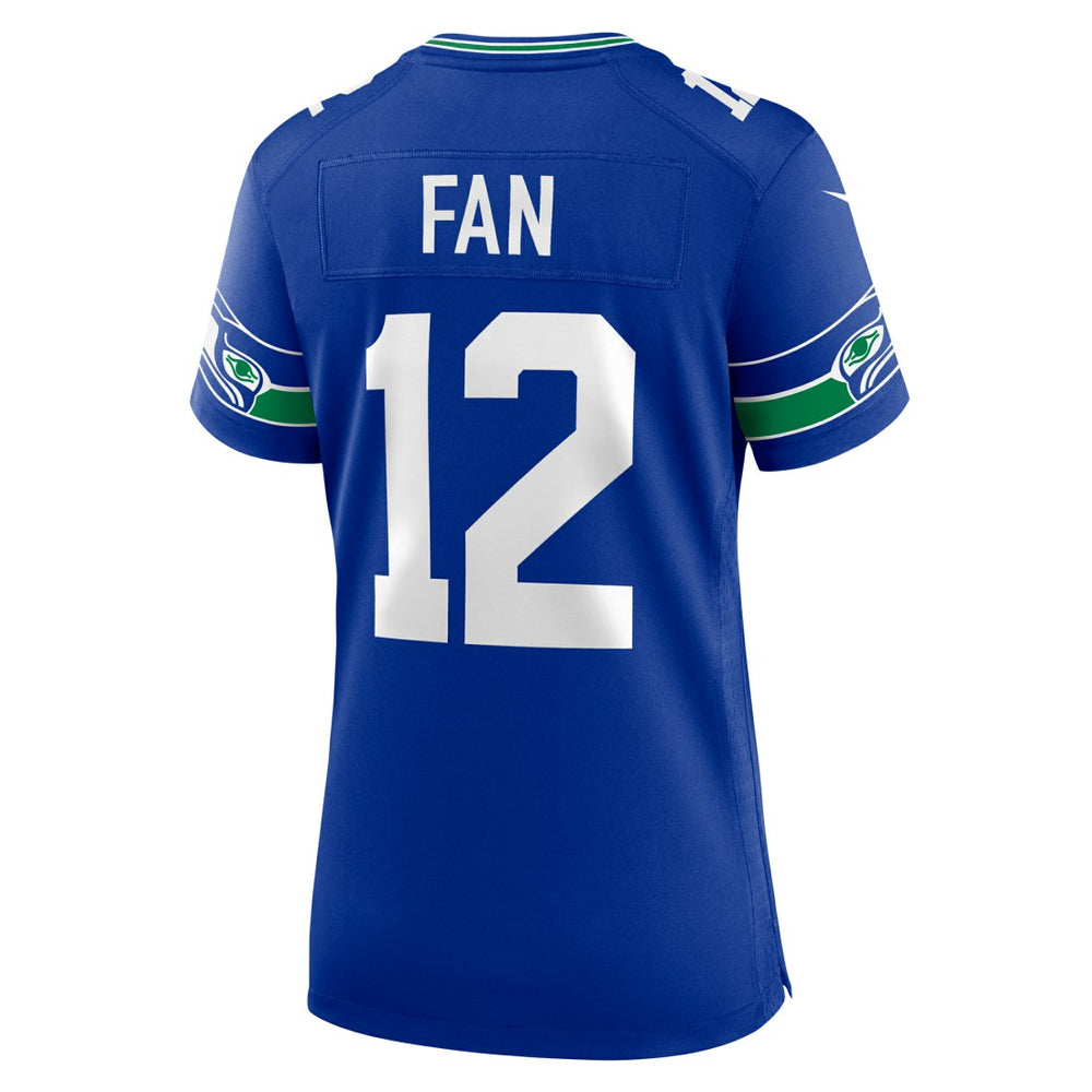 12s Seattle Seahawks Women's Player Jersey Royal