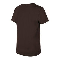 Cleveland Browns New Era Girls Youth Reverse Sequin V-Neck T-Shirt Brown