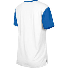 Buffalo Bills New Era Women's Third Down Colorblock T-Shirt White/Royal