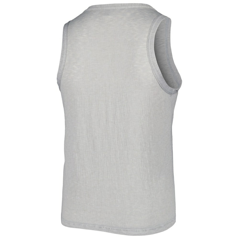 Chicago White Sox Soft as a Grape Women's Plus Size High Neck Tri-Blend Tank Top - Gray Tanks