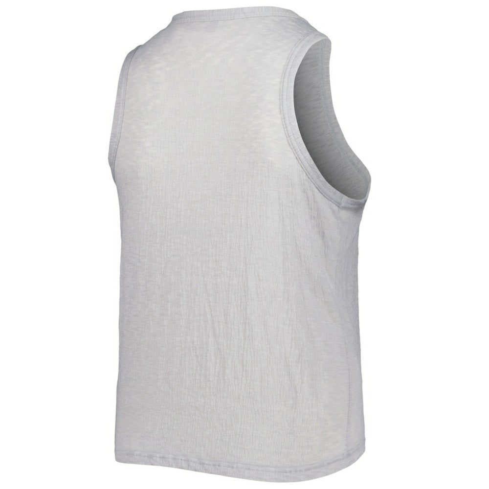 San Francisco Giants Soft as a Grape Women's Plus Size High Neck Tri-Blend Tank Top - Gray Tanks