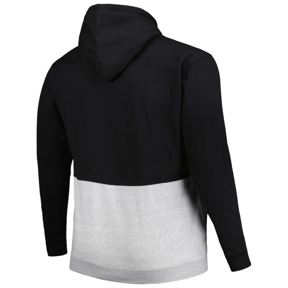 San Francisco Giants Big & Tall Fleece Half-Zip Hoodie - Black/White Hoodies
