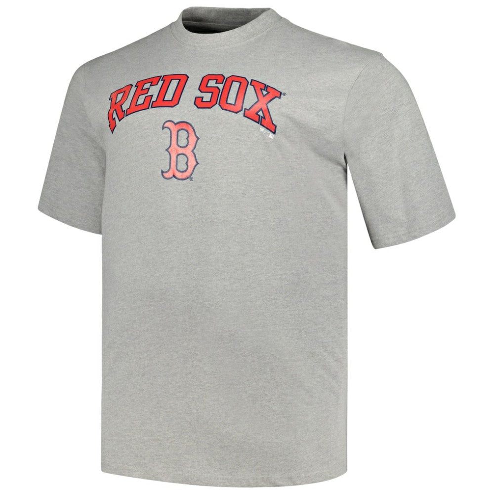 Boston Red Sox Profile Big & Tall T-Shirt Combo Pack - Black/Heather Gray T-shirts