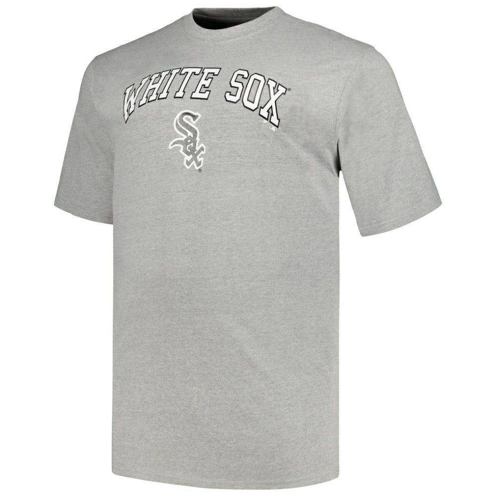 Chicago White Sox Profile Big & Tall T-Shirt Combo Pack - Black/Heather Gray T-shirts