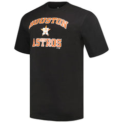 Houston Astros Profile Big & Tall T-Shirt Combo Pack - Black/Heather Gray T-shirts