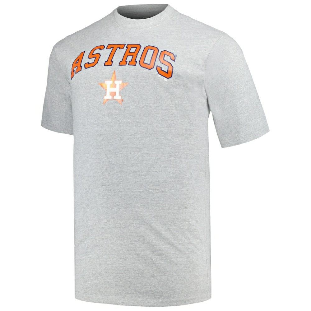 Houston Astros Profile Big & Tall T-Shirt Combo Pack - Black/Heather Gray T-shirts