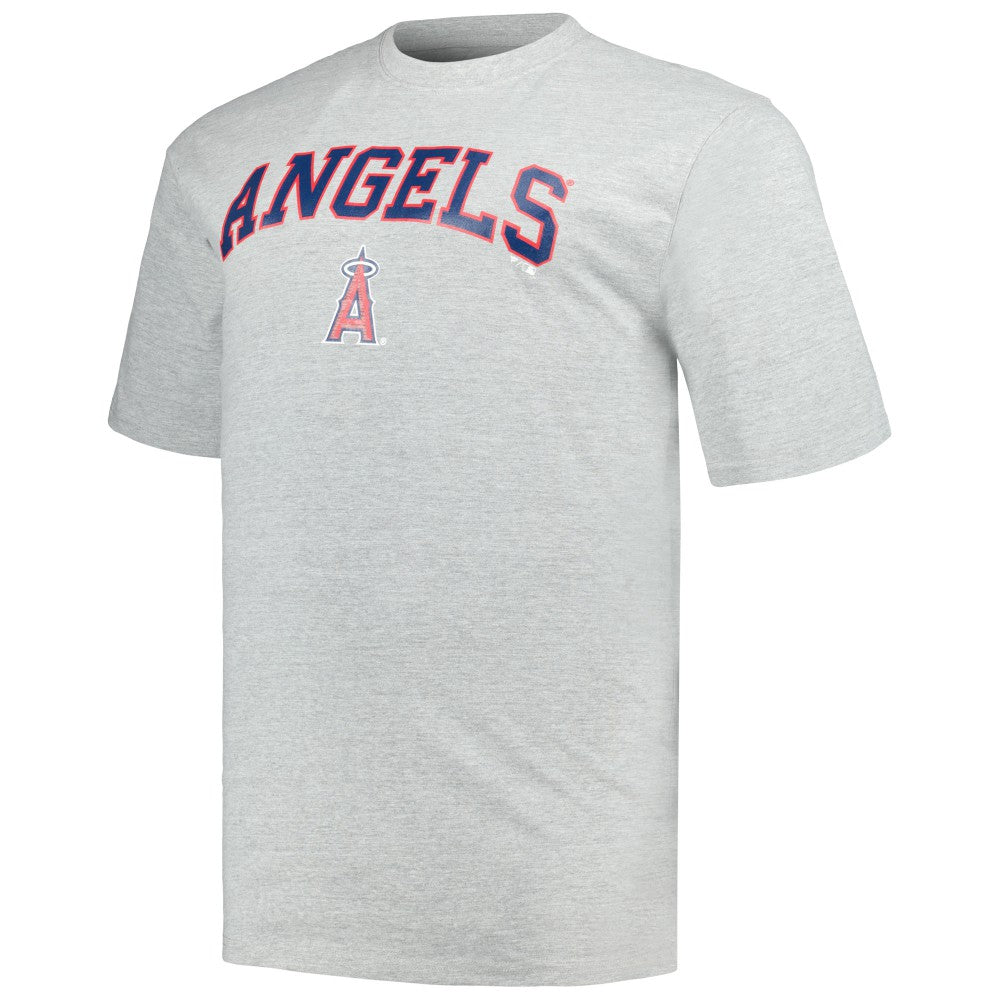 Los Angeles Angels Profile Big & Tall T-Shirt Combo Pack - Black/Heather Gray T-shirts