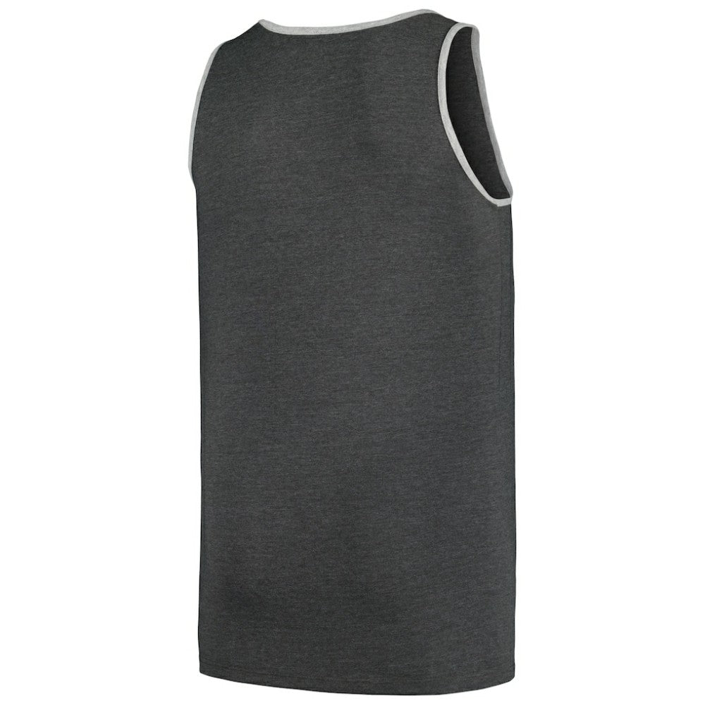 Cleveland Guardians Profile Big & Tall Arch Over Logo Tank Top - Heather Charcoal Tanks