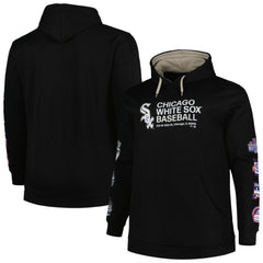 Chicago White Sox Big & Tall Fleece Pullover Hoodie - Black Hoodies