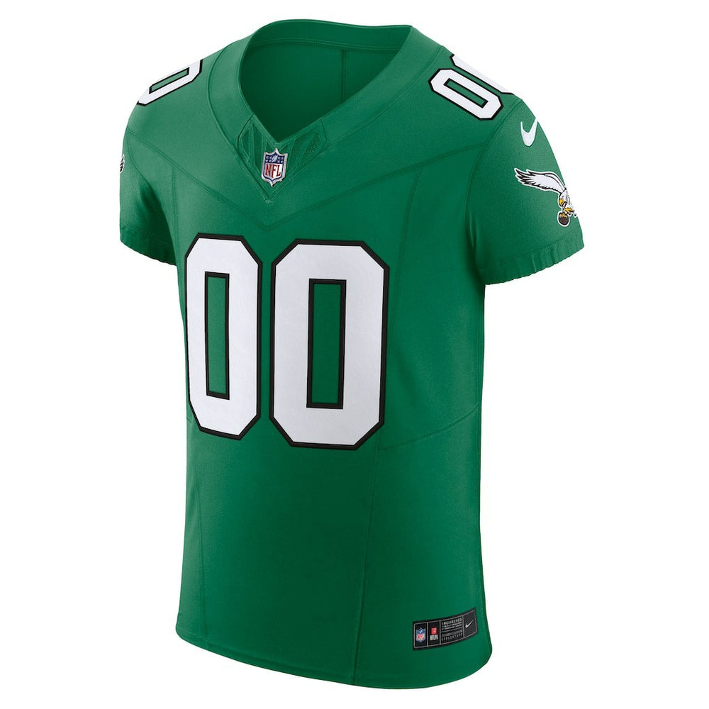 Philadelphia Eagles 2nd Alternate Vapor F.U.S.E. Elite Custom Jersey Kelly Green