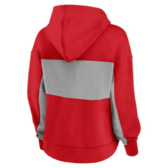 St. Louis Cardinals Fanatics Women's Filled Stat Sheet Pullover Hoodie - Red Hoodies