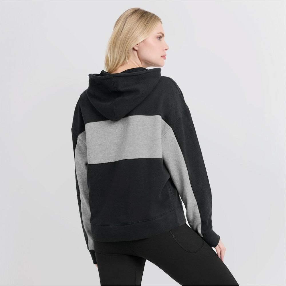 Pittsburgh Pirates Fanatics Women's Filled Stat Sheet Pullover Hoodie - Black Hoodies