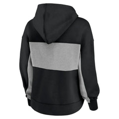 Chicago White Sox Fanatics Women's Filled Stat Sheet Pullover Hoodie - Black Hoodies