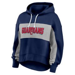 Cleveland Guardians Fanatics Women's Filled Stat Sheet Pullover Hoodie - Navy Hoodies