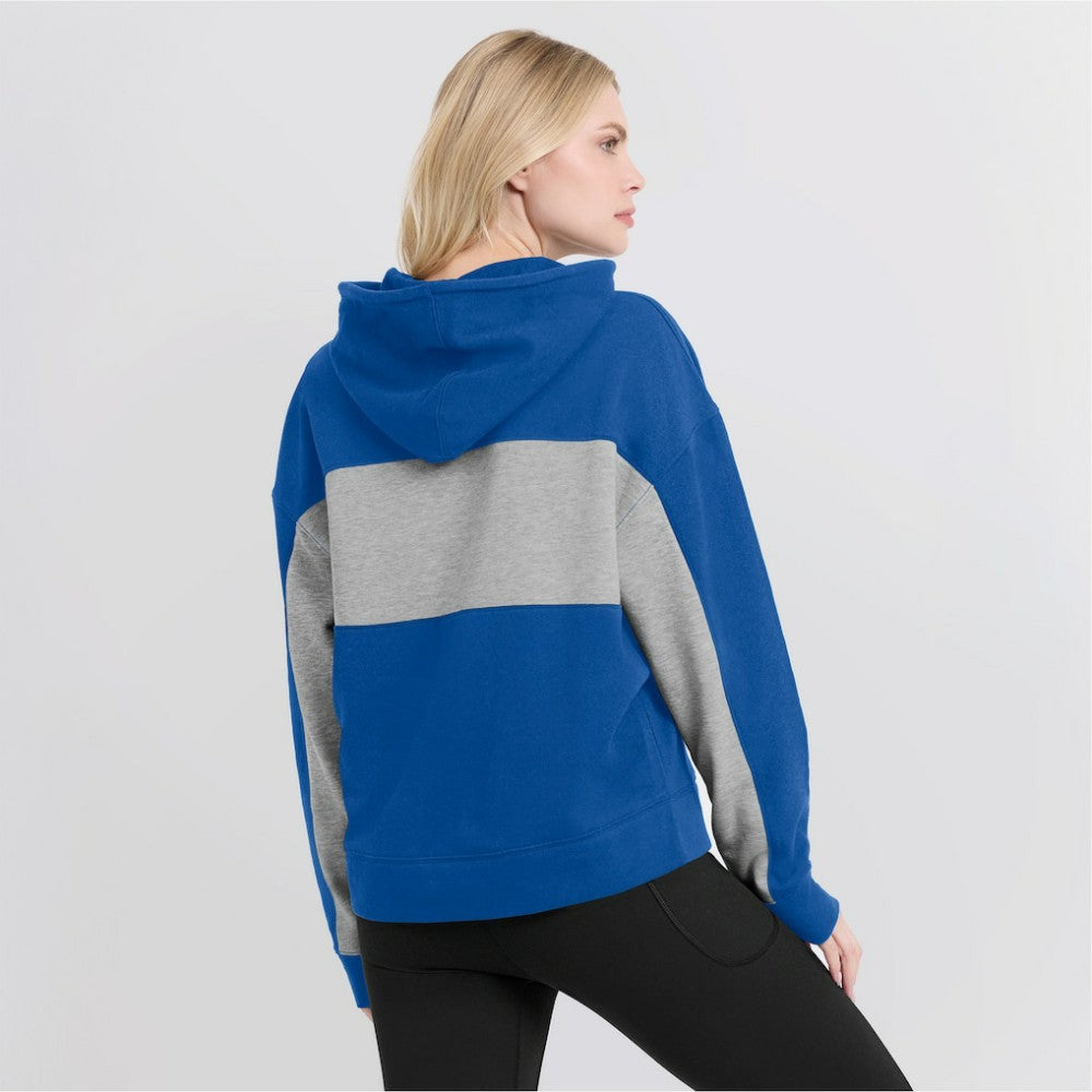 Chicago Cubs Fanatics Women's Filled Stat Sheet Pullover Hoodie - Royal Hoodies