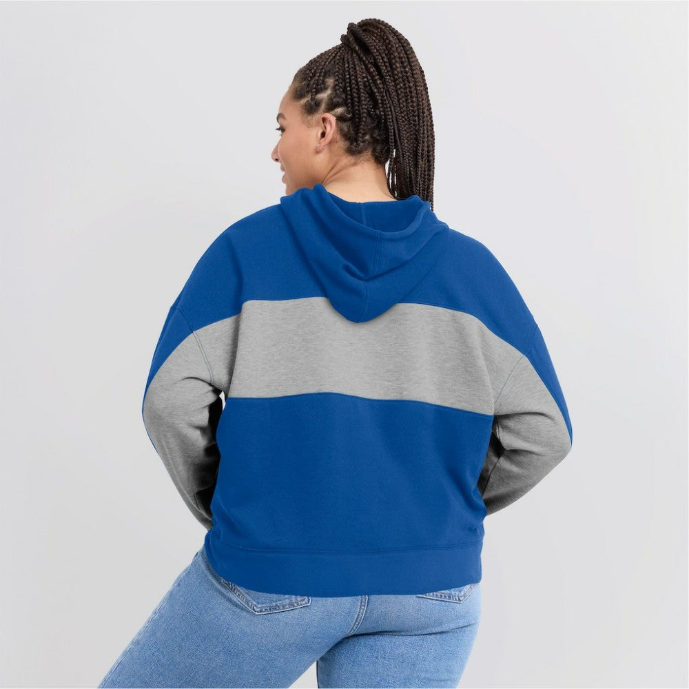 Chicago Cubs Fanatics Women's Filled Stat Sheet Pullover Hoodie - Royal Hoodies
