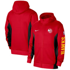 Atlanta Hawks 2023/24 Authentic Showtime Full-Zip Hoodie Red