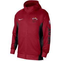 Miami Heat 2023/24 Authentic Showtime Full-Zip Hoodie Red