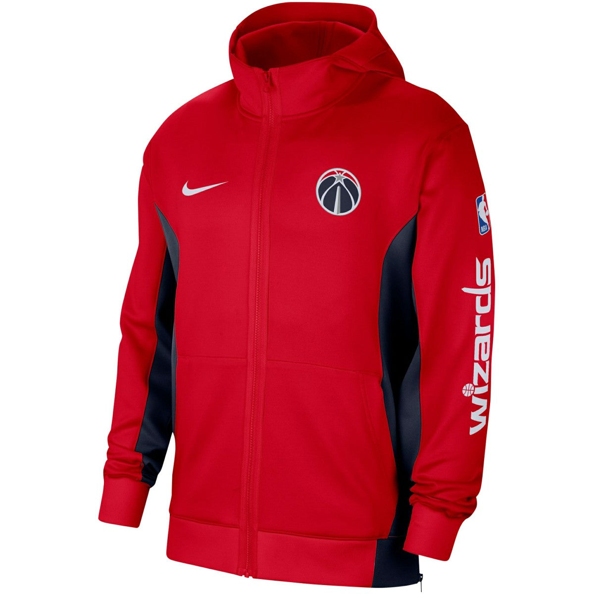 Washington Wizards 2023/24 Authentic Showtime Full-Zip Hoodie Red