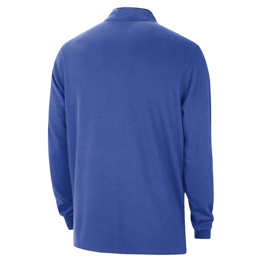Dallas Mavericks Authentic Performance Half-Zip Jacket Blue