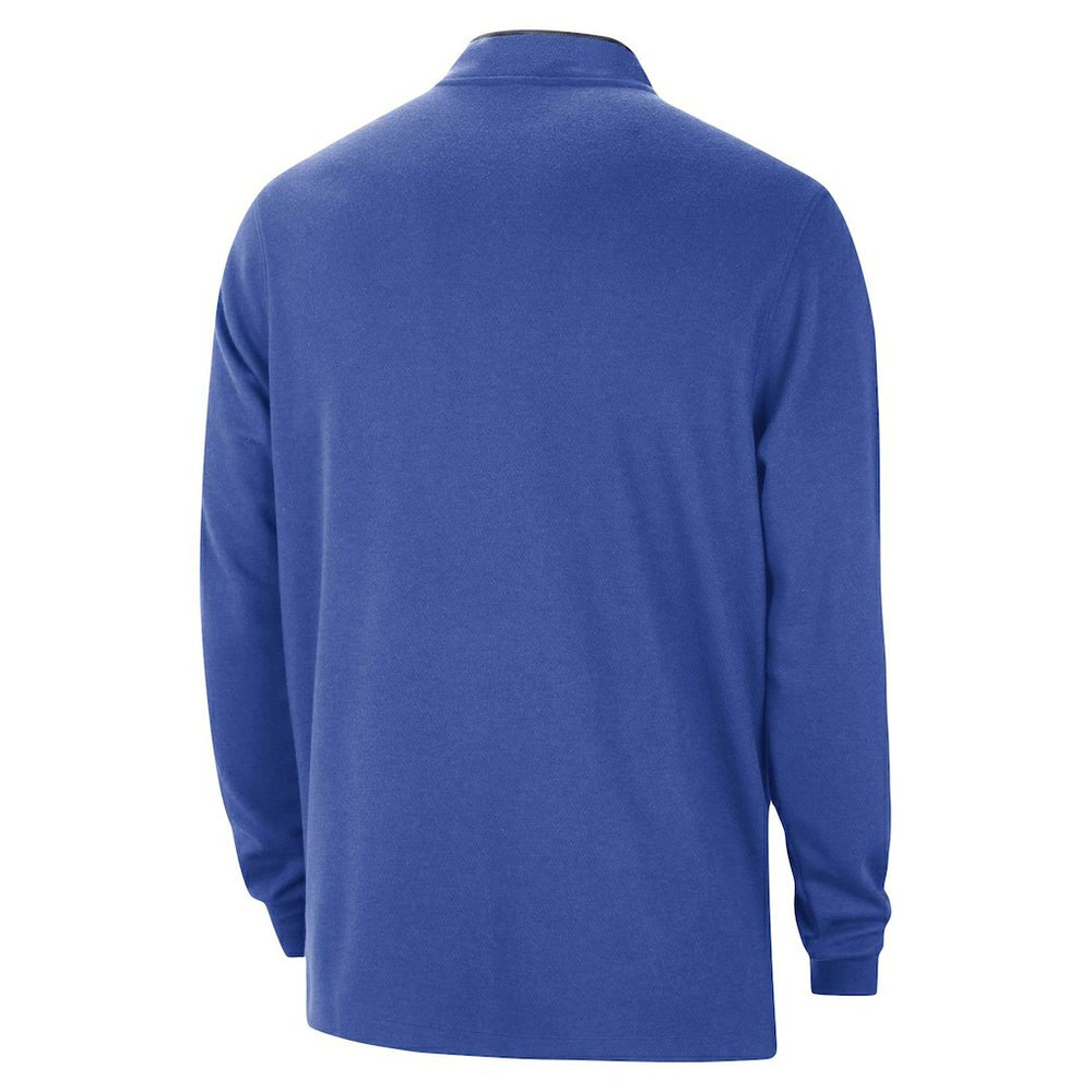 Dallas Mavericks Authentic Performance Half-Zip Jacket Blue