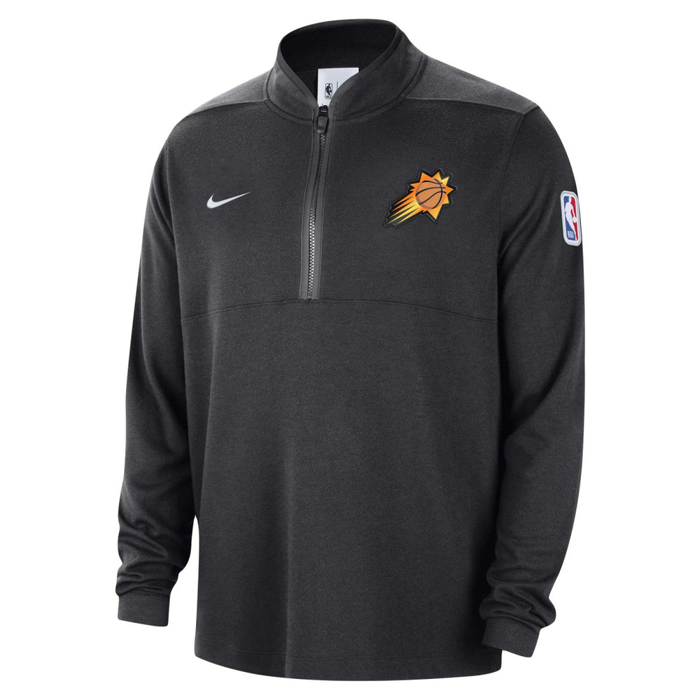 Phoenix Suns Authentic Performance Half-Zip Jacket Black