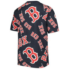 Boston Red Sox Stitches Youth Allover Team T-Shirt - Navy T-shirts