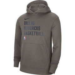 Dallas Mavericks Unisex 2023/24 Performance Spotlight On-Court Practice Pullover Hoodie Gray
