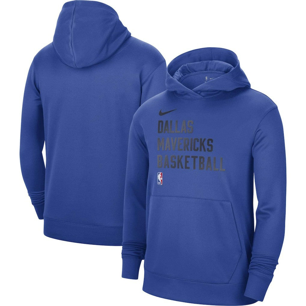 Dallas Mavericks Unisex 2023/24 Performance Spotlight On-Court Practice Pullover Hoodie Royal