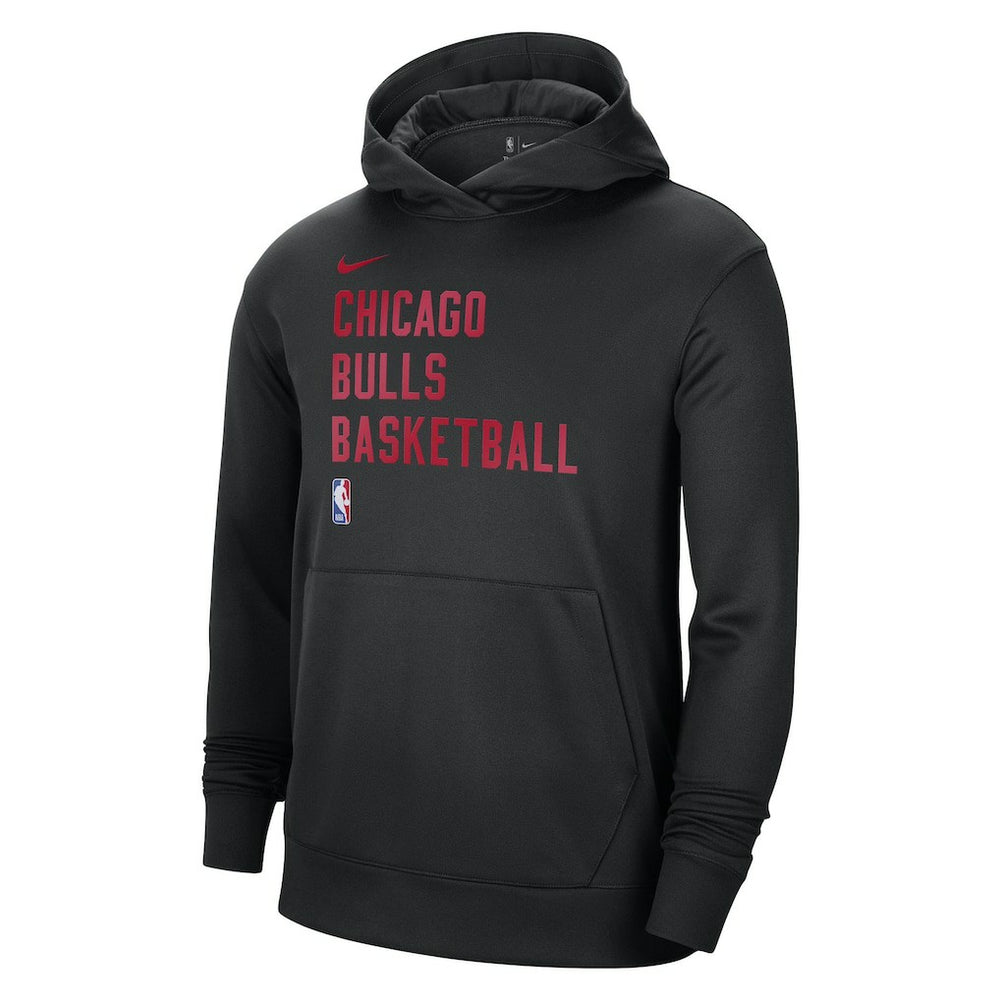 Chicago Bulls Unisex 2023/24 Performance Spotlight On-Court Practice Pullover Hoodie Black