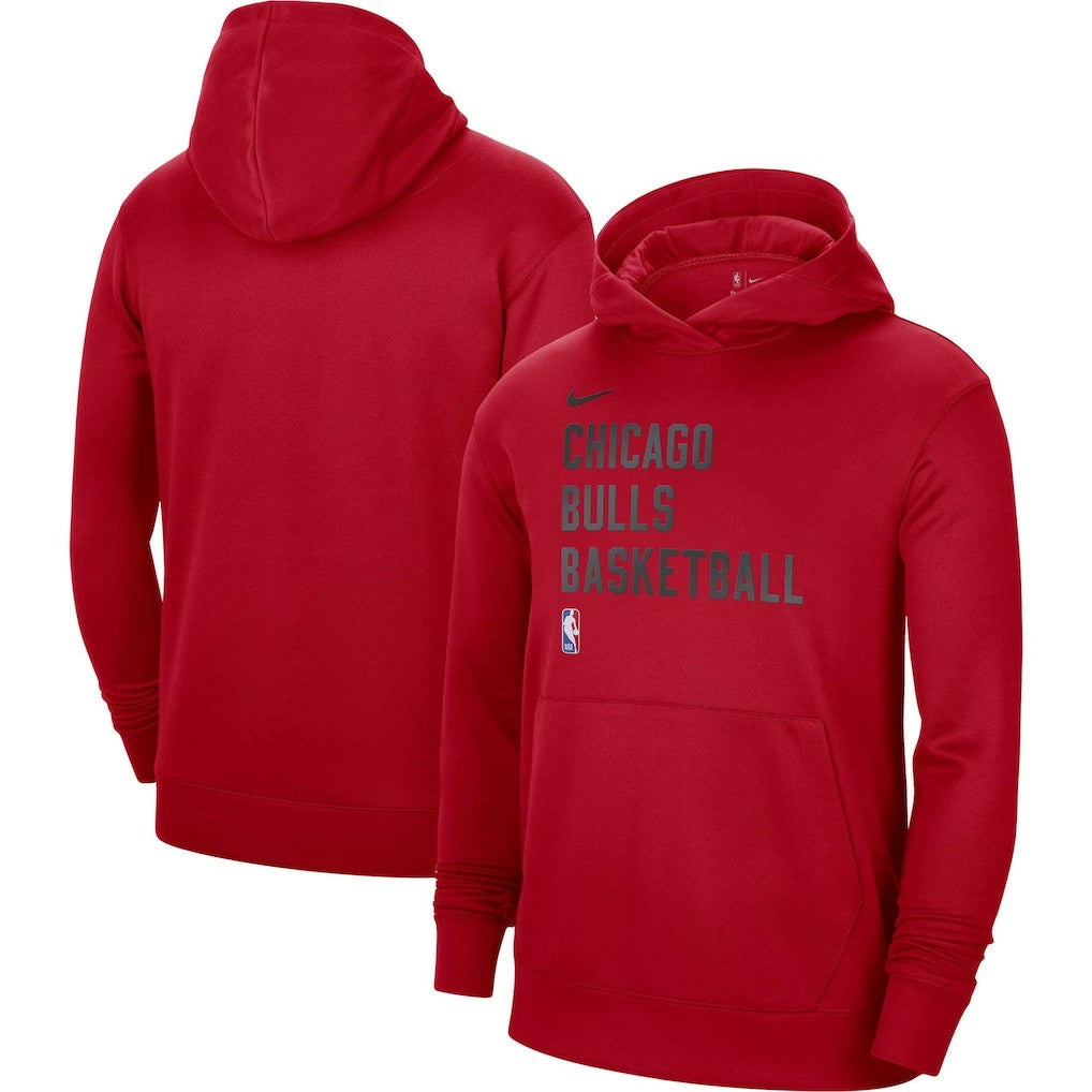 Chicago Bulls Unisex 2023/24 Performance Spotlight On-Court Practice Pullover Hoodie Red