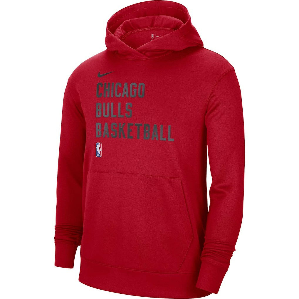 Chicago Bulls Unisex 2023/24 Performance Spotlight On-Court Practice Pullover Hoodie Red