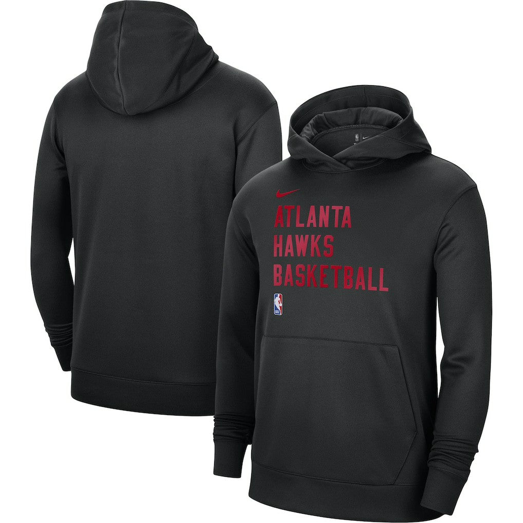 Atlanta Hawks Unisex 2023/24 Performance Spotlight On-Court Practice Pullover Hoodie Black