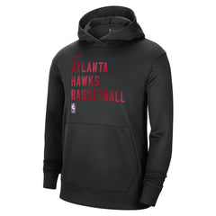 Atlanta Hawks Unisex 2023/24 Performance Spotlight On-Court Practice Pullover Hoodie Black