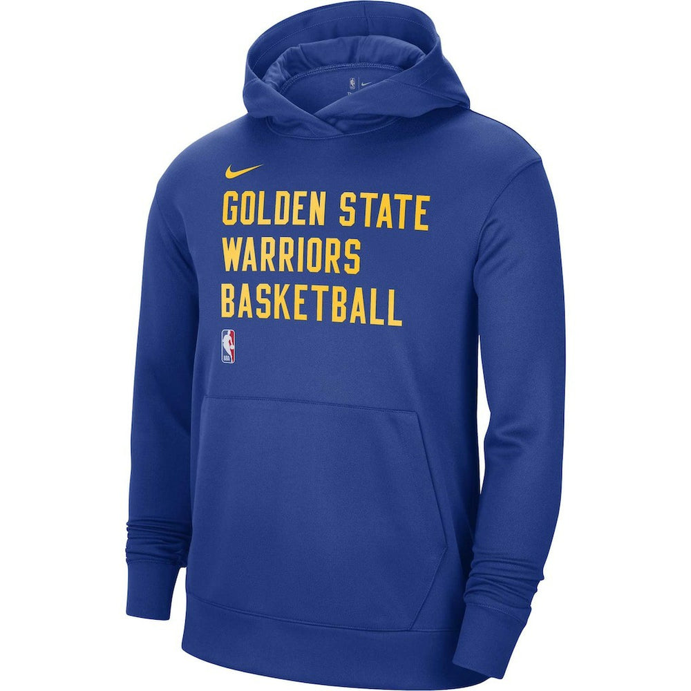 Golden State Warriors Unisex 2023/24 Performance Spotlight On-Court Practice Pullover Hoodie Royal
