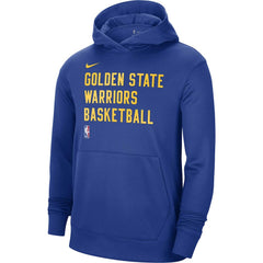 Golden State Warriors Unisex 2023/24 Performance Spotlight On-Court Practice Pullover Hoodie Royal