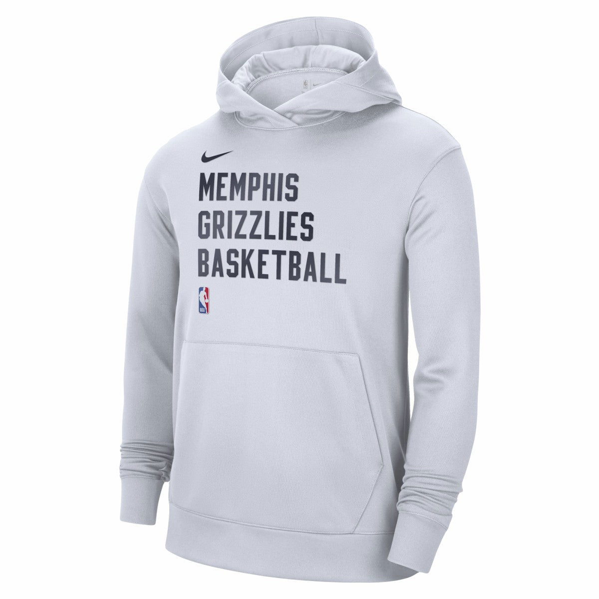 Memphis Grizzlies Unisex 2023/24 Performance Spotlight On-Court Practice Pullover Hoodie White