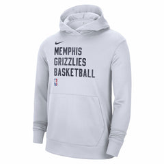 Memphis Grizzlies Unisex 2023/24 Performance Spotlight On-Court Practice Pullover Hoodie White