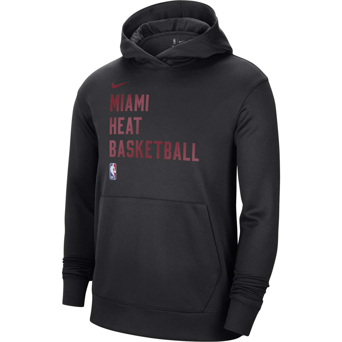 Miami Heat Unisex 2023/24 Performance Spotlight On-Court Practice Pullover Hoodie Black