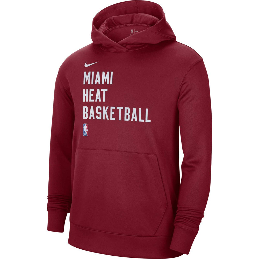 Miami Heat Unisex 2023/24 Performance Spotlight On-Court Practice Pullover Hoodie Red