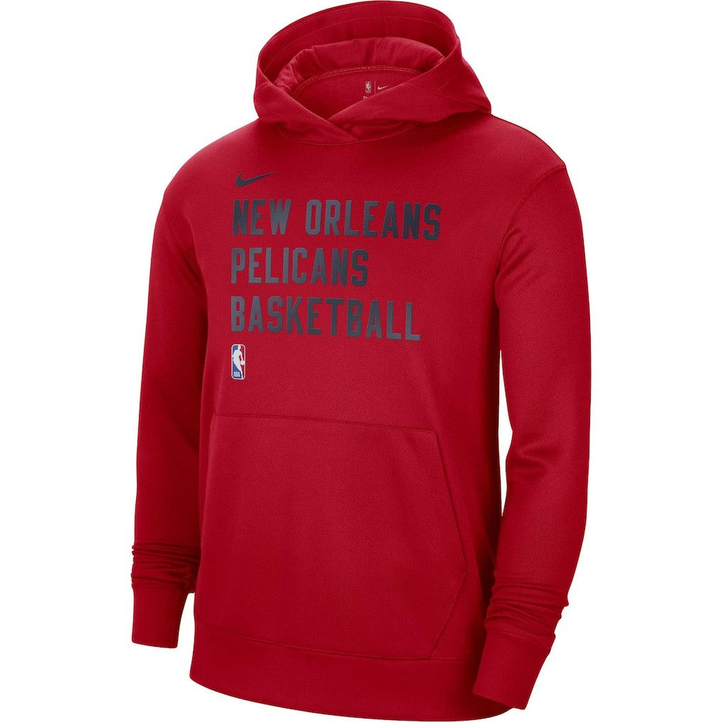 New Orleans Pelicans Unisex 2023/24 Performance Spotlight On-Court Practice Pullover Hoodie Red