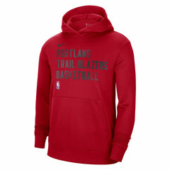 Portland Trail Blazers Unisex 2023/24 Performance Spotlight On-Court Practice Pullover Hoodie Red