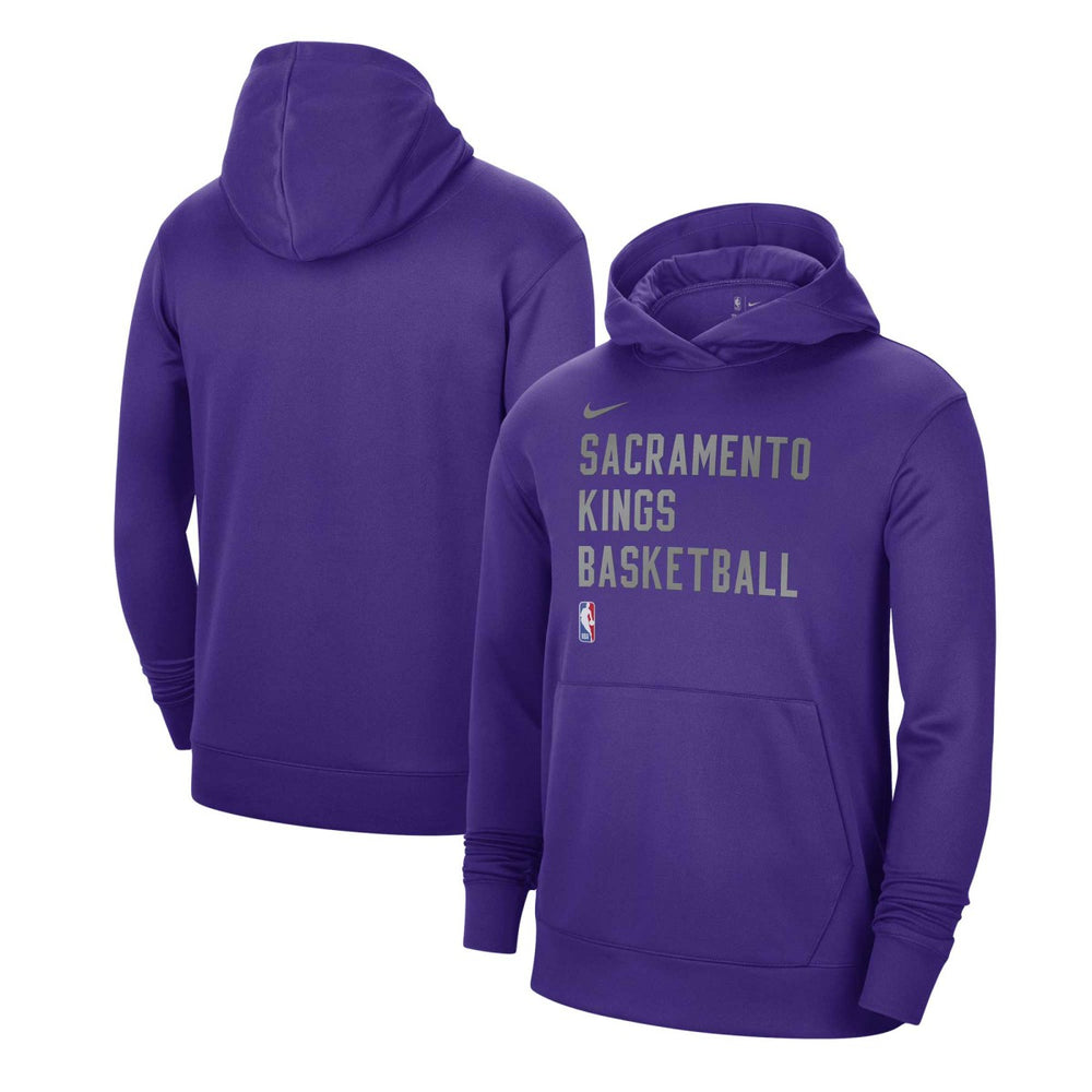 Sacramento Kings Unisex 2023/24 Performance Spotlight On-Court Practice Pullover Hoodie Purple