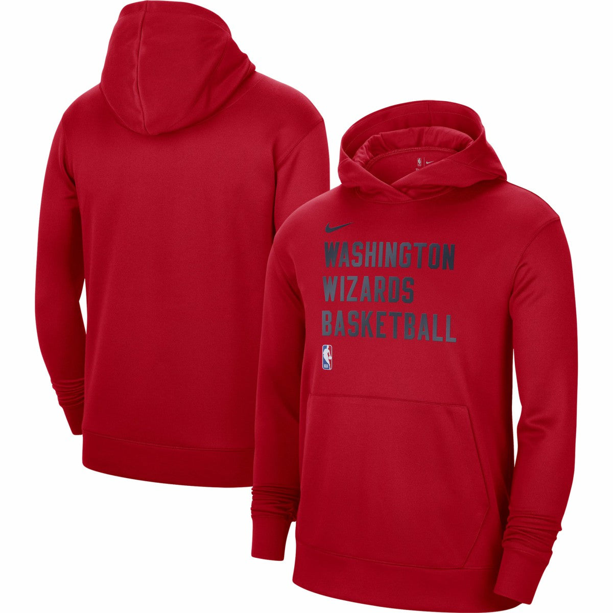 Washington Wizards Unisex 2023/24 Performance Spotlight On-Court Practice Pullover Hoodie Red
