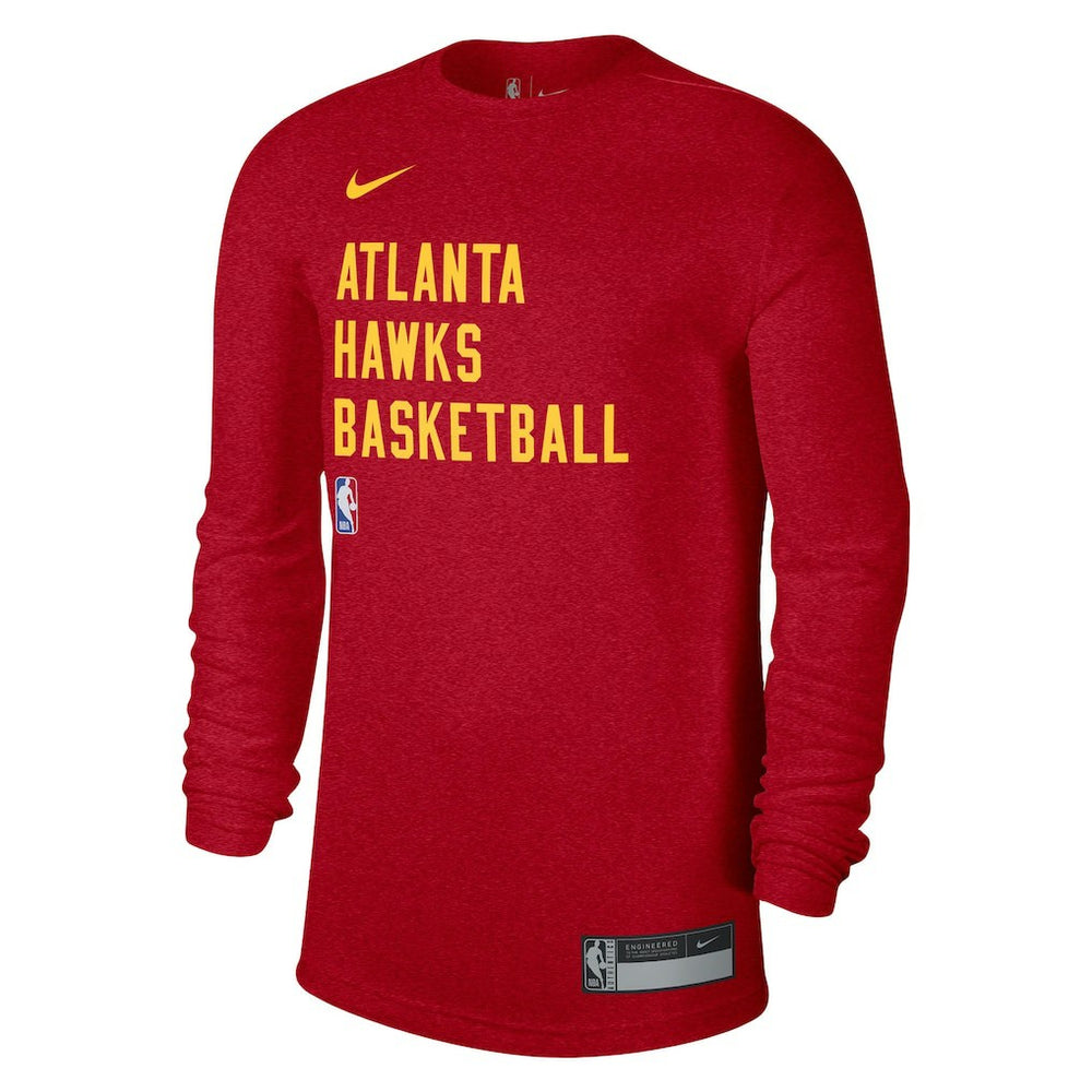 Atlanta Hawks Unisex 2023/24 Legend On-Court Practice Long Sleeve T-Shirt Red