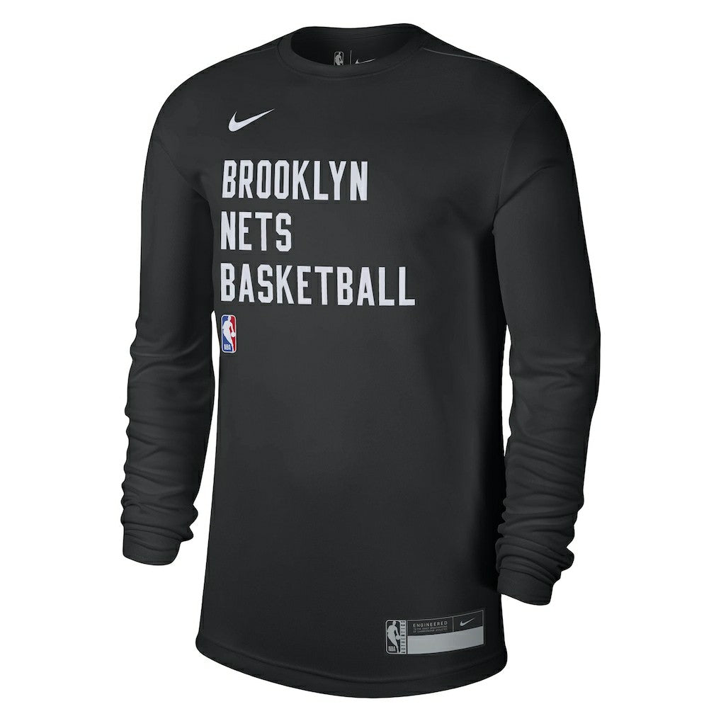Brooklyn Nets Unisex 2023/24 Legend On-Court Practice Long Sleeve T-Shirt Black