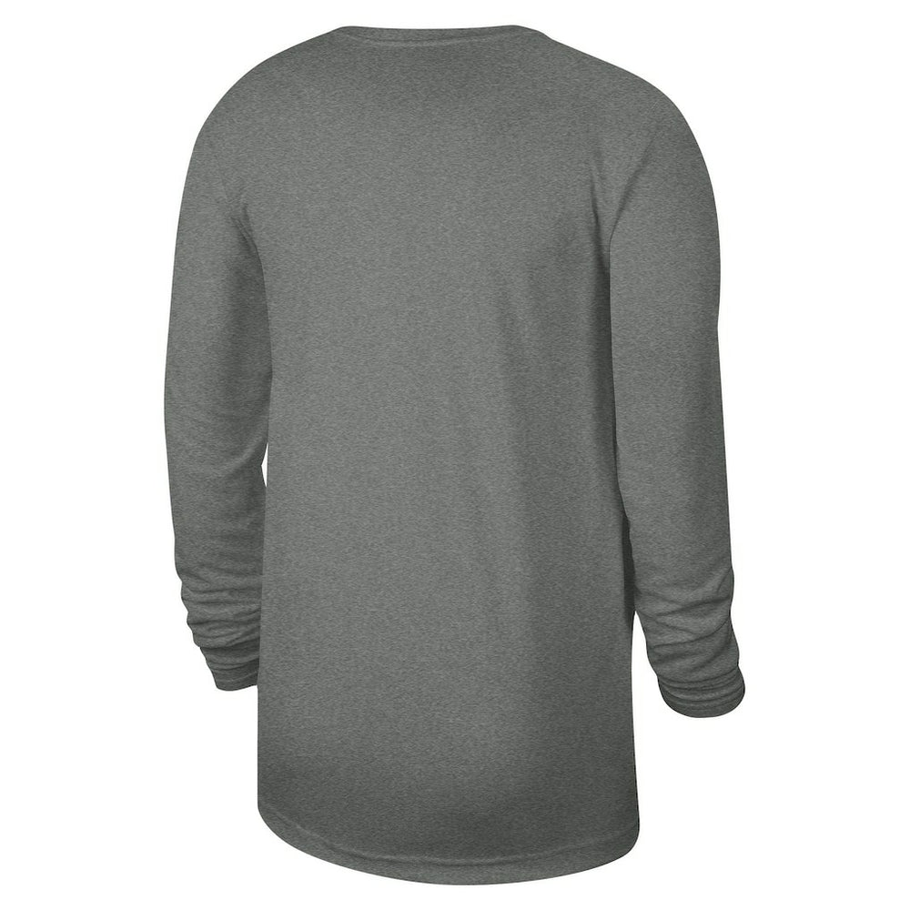 Brooklyn Nets Unisex 2023/24 Legend On-Court Practice Long Sleeve T-Shirt Heather Gray