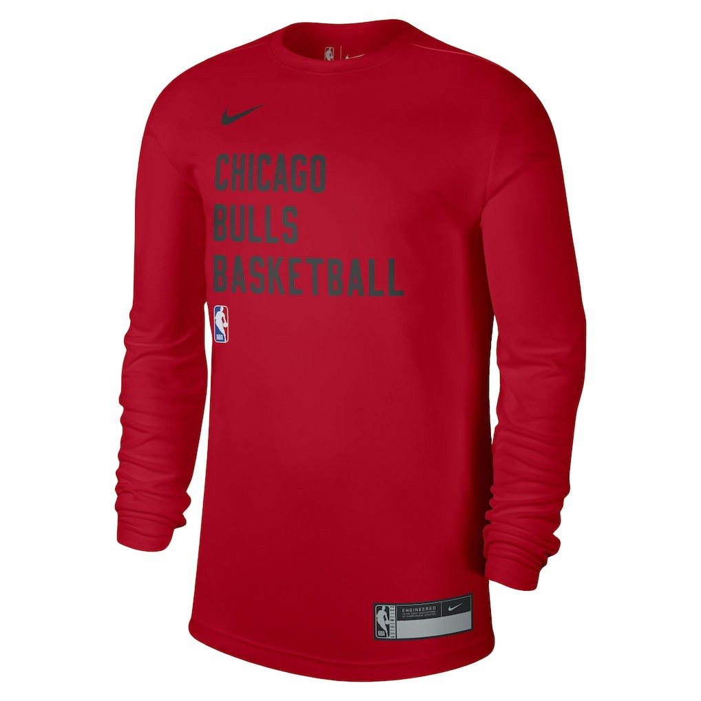 Chicago Bulls Unisex 2023/24 Legend On-Court Practice Long Sleeve T-Shirt Red