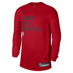 Chicago Bulls Unisex 2023/24 Legend On-Court Practice Long Sleeve T-Shirt Red